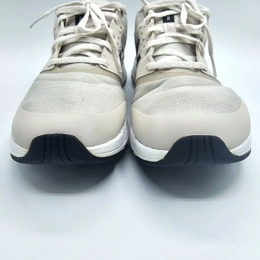 New Balance Women Sneakers 8 Cream Black Cushioned Running Shoes